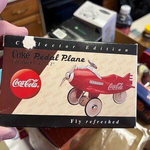 Coca Cola Red Pedal Plane Collector Edition
